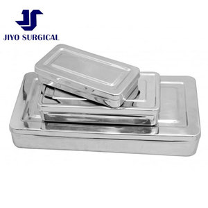 Hospital Grade Stainless Steel Medical Instrument Storage <b>Box</b> <b>for</b> Dental Surgical and Veterinary Applications - Product Image 5