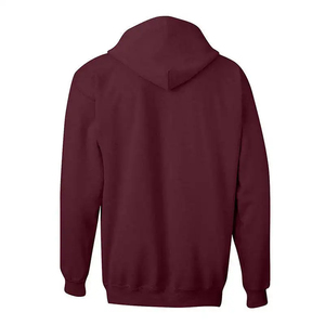 Custom Plain Zip Hoodie Pockets Adjustable Hood Soft <b>Warm</b> <b>Fleece</b> 100% Cotton Oversized Fit Comfortable Casual Summer Digital - Product Image 4