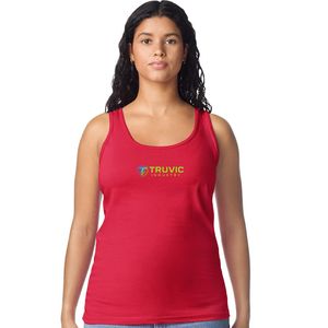 Camiseta sin mangas para mujer, de algodón suave, informal, para verano, cómoda, ligera, para uso diario, a la moda - Product Image 1