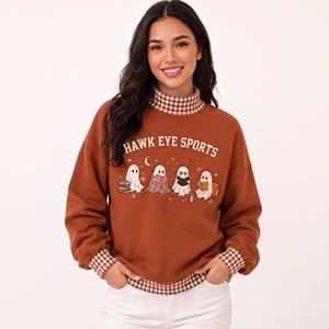 Wholesale Autumn Casual <b>Women's</b> Mock Neck <b>Sweatshirt</b> Oversized Pullover <b>Sweatshirt</b> <b>for</b> <b>Women</b> <b>Long</b> Sleeve Cotton Fleece Hoodies - Product Image 1