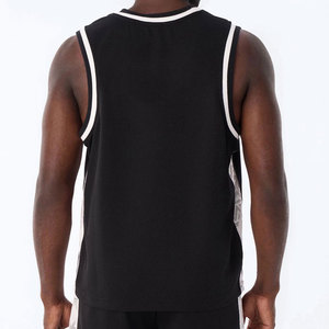 Camiseta sin mangas de punto acanalado de alta calidad con logo de Spandex, color liso, 230 g/m², peso pesado, para verano, estilo casual, al por mayor - Product Image 5