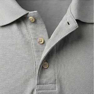 Camisetas Polo al Mejor Precio, de Algodón, Tallas Grandes, Lisas, Transpirables, con Logotipo Personalizado, Camisetas de Manga Corta para Hombre, Polo en Blanco - Product Image 4