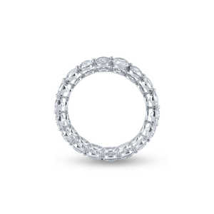 Anillo de joyería fina con diamante de laboratorio Purecarat con elegante Diamante de laboratorio de corte ovalado - Product Image 3