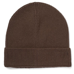 Bonnet unisexe en acrylique marron uni, style décontracté, pour l'hiver, tour de tête 56-58 cm - Product Image 2