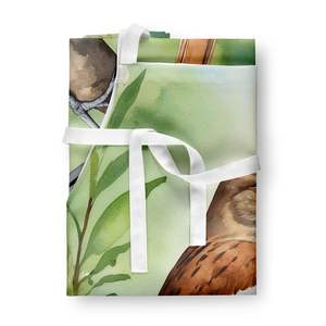 Georgia Brown Thrasher Unisex Large Multicolor <b>Cooking</b> <b>Apron</b> <b>for</b> Kitchen Baking Crafts Gardening <b>for</b> Adults Both Men Women - Product Image 3