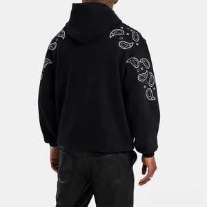 เสื้อฮู้ดดี้ทรงปกติ ยูนิเซ็กซ์ พิมพ์ลายตามสั่ง เป็นมิตรต่อสิ่งแวดล้อม ระบายอากาศได้ดี คุณภาพสูง ผ้าฝ้าย 100% สำหรับฤดูใบไม้ผลิ ปักลายที่ชายเสื้อ ขอบยางยืด ไหล่ตก - Product Image 2