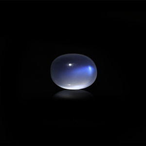 Natural Blue Moonstone Loose Gemstone 5.83 Carat Brilliant Cut Certified Wholesale 7mm - Product Image 1