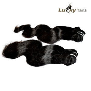 Traitement chimique aucun Machine à aligner les cuticules Double trame vague de corps vague profonde lâche extensions de faisceaux de cheveux humains indiens bruts - Product Image 3