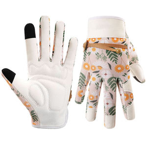 Guantes de Jardinería de Cuero del Fabricante, Guantes de Trabajo con Movimiento Flexible para las Manos, Adecuados para Limpieza al Aire Libre y Cuidado del Césped - Product Image 4