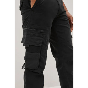 Pantalones Cargo Elegantes para Hombre al por Mayor, de Cintura Alta, Vaqueros Lavados, Diseño Streetwear, Multibolsillos, Ajustados, con Buen Estilo - Product Image 4