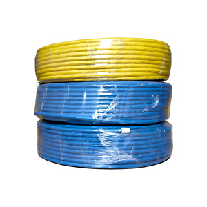 Câble S/FTP CAT7 <span class=keywords><strong>Duplex</strong></span> 2x4 paires, conducteur BC 23AWG, isolation PE, blindage feuille d'aluminium par paire, tressage Al-Mg, gaine LSZH, couleur bleue - Product Image 4
