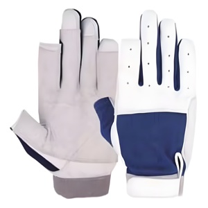 Protective Sailing <b>Gloves</b> with Flexible Finger Design Durable Palm Padding Breathable Fabric Adjustable Wrist Fastening - Product Image 3