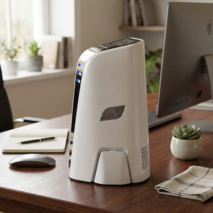 เครื่องฟอกอากาศไฟฟ้าแบบพกพาซูเด็กซ์ ฟิลเตอร์ HEPA สำหรับใช้ในบ้าน ควบคุมแบบดิจิตอล ทำงานเงียบ ระบบเปลี่ยนไส้กรองอัตโนมัติ - Product Image 4