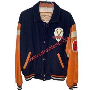 Veste universitaire unisexe en laine d'hiver Sanzaf Enterprises, taille 6XL, motif brodé, manches en cuir, nouvelle arrivée lavable, unique - Product Image 1