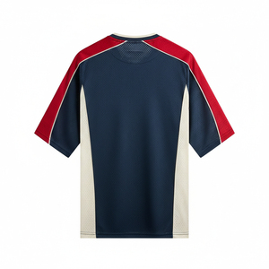 Jersey Deportivo Antibacterial de Malla Transpirable con Estampado Personalizado, Cuello en V Retro, Talla Grande, Correa Ajustable, para Hombre, Verano - Product Image 2