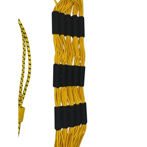 Aiguillette Militar Amarilla y Negra Trenzada para Uniforme Ceremonial - Product Image 2
