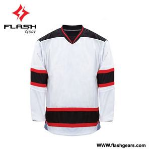 Jersey de Hockey sobre Hielo Personalizado, Diseño Gratuito, Entrega Rápida, Fabricación Personalizada OEM, Conjuntos Sublimados de Gran Tamaño, Impresión por Transferencia de Calor 100% - Product Image 5