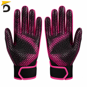 Gants de football américain en cuir respirant, construction flexible, adhérence améliorée, conçus pour attraper le ballon de manière sûre et confortable. - Product Image 4