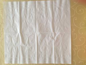 Custom Recycled Disposable 1 Ply White Dinner <b>Tissue</b> Napkins Printed for Hotels & Restaurants Folded in Bag Style - Product Image 6