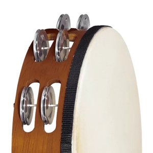 Best Musical Learning Instruments Wooden <b>Drum</b> Tambourine Sizes New Design Made Wooden <b>Drum</b> Rattles Tambourine In Low MOQ - Product Image 5
