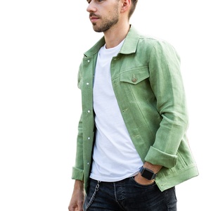 Wholesale <b>Custom</b> <b>Denim</b> <b>Jacket</b> Men Hooded Jean Hoodie Blue Jeans <b>Jacket</b> for Men - Product Image 4