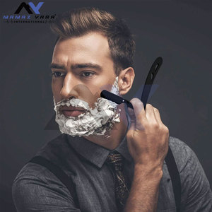 Navaja de Barbero Profesional Tradicional de Hoja Recta - Shavette de Alta Calidad para Salón, Afeitado Preciso - Product Image 4