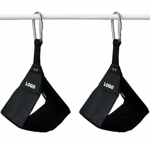 High Quality Adjustable Customizable Cotton <b>AB</b> Straps Heavy Duty Eco-Friendly Chin-up Fitness Equipment Accessory Home Gym Use - Product Image 4