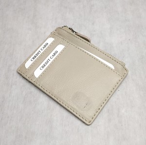 Leather Card <b>Holder</b> RFID Coin Pouch <b>Wallets</b> Vintage Fashion Stylish Pouch Metal Zip Black Men & Women Gifting Box Packing Export - Product Image 5