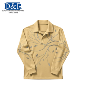 Camiseta con Abertura Lateral para Hombre, Estilo Casual, Fabricación OEM Malasia, Diseño de Doble Capa con Dobladillo Asimétrico, Moda Urbana, Prenda Transpirable de Algodón - Product Image 4