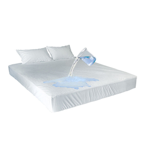 Waterproof Terry Mattress Protector <b>Bed</b> Mat Knitted Reusable Durable Eco-Friendly for Home Hotel and Guest Room Bedding - Product Image 1