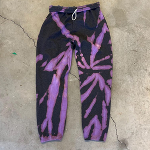 Conjunto Deportivo Personalizado Unisex Morado Tie Dye, Sudadera con Capucha y Pantalones Jogger 100% Algodón, Estilo Vintage Lavado Ácido - Product Image 6