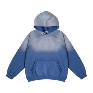 Sudadera con Capucha para Hombre, Manga Larga, Lavado Ácido, Estilo Vintage, Informal, Cómoda, para Uso Diario en Invierno - Product Image 1