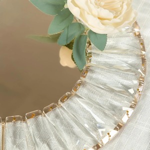 Assiette de service de luxe en cristal, idéale pour la table à manger, le service des invités et les cadeaux pour occasions spéciales, décoration d'Inde. - Product Image 2