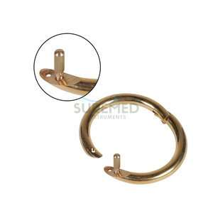 Anillo Nasal de Acero Inoxidable de Alta Resistencia para Ganado, Herramienta de Control de Ganado para Manipulación Segura en Granjas, Herramienta de Uso Veterinario - Product Image 2