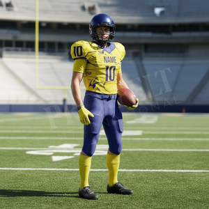 100% Polyester High Quality Polyester Latest Unique Design American Football Uniforms Adult Youth Stretchy Custom Logo Kits - Product Image 4
