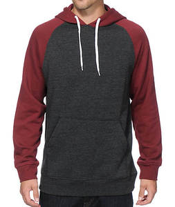 Sweat-shirt à capuche bicolore en coton épais pour homme, personnalisable avec logo, style streetwear, design personnalisé, sweat-shirt à blocs de couleur pour homme - Product Image 5