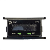 Contador y Medidor de Horas Digital LCD para Uso Industrial, 12V DC, Hecho de Plástico Resistente, Modelo GIC Z2301N0G1FT00