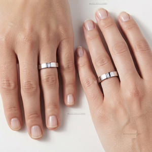 Factory Wholesale High Quality Trendy Unisex Gift Jewelry Geometric Bezel Baguette Cut Zircon <b>925</b> <b>Sterling</b> <b>Silver</b> <b>Ring</b> - Product Image 5
