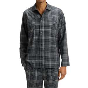 Conjunto de Pijama a Cuadros para Hombre, Caja de Regalo, Logotipo Premium Bordado, Conjunto de Dormir Suave, Fabricación ODM OEM, Bangladesh - Product Image 3