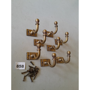 Luxurious Gold Finished Metal <b>Wall</b> Hooks <b>Hangers</b> for High-end Interiors Providing Both Style and Practical Storage Options - Product Image 2
