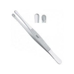 Fabricación directa de fábrica al por mayor precio IRIS FORCEPS (1x2 dientes, fórceps de apósito de acero inoxidable medio curvo quirúrgico - Product Image 6