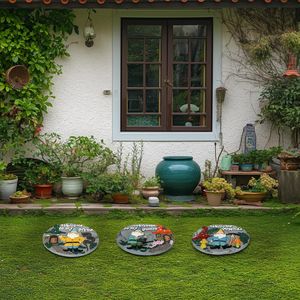 Set di 3 Pezzi di Gnomi da Giardino da 10 Pollici, Pietre Decorative per Vialetti e Paesaggistica - Product Image 4