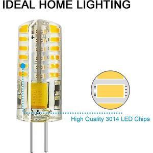 Lampadine LED JC Bi-Pin 10 pz G4 3000K Bianco Caldo 3W AC/DC 12V 20W-30W Sostituzione Alogena T3 per Luci Paesaggistiche - Product Image 4