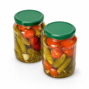 Factory Price Made In Vietnam Best Quality <b>Pickled</b> Assorty Whole Unpeeled Cucumber and Tomato Bulk Supply - Product Image 1