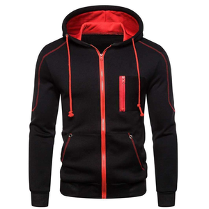 Sweat-shirts à capuche unisexes personnalisés avec logo, doublés, en maille respirante polyester/coton, fermeture éclair intégrale, sublimation, colorés, pour hommes et femmes - Product Image 5