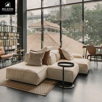Sofás Modulares Nórdicos para Vestíbulos de Hoteles, Salas de Estar, Salas de Exhibición, Sofás Modernos Minimalistas de Alta Gama Hechos a Medida para Apartamentos