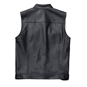 Customized Hot Selling Leather <b>Vest</b> Custom Design Durable Winter Leather <b>Vest</b> New Arrival Wholesale Price Leather <b>Vest</b> - Product Image 1