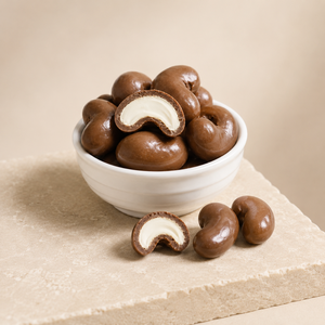 Nueces de cachew cubiertas de chocolate negro premium OEM en caja de embalaje personalizada para productos al por mayor a granel - Product Image 6
