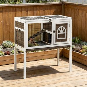 Recinto/Box Semplice per Gatti e Piccoli Animali di Taglia Grande, Media e Piccola, Arredamento per Animali Domestici in Confezione Scatola - Product Image 1