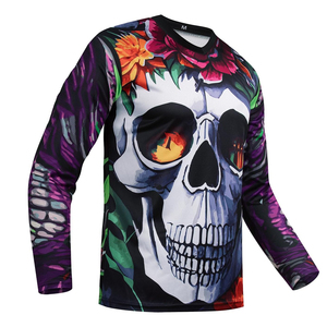 Camiseta de Paintball Naranja de Secado Rápido 100% Poliéster con Diseño de Salpicaduras Negras y Gráfico de Manos de Zombi para Juegos de Tiro al Aire Libre - Product Image 5